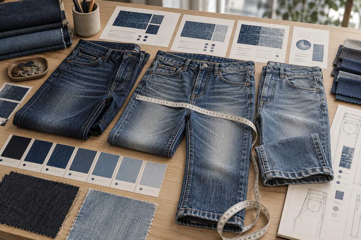 Connect the vintage target to bulk control: Define shade and abrasion; Qualify wash, strength, and fit; Approve and track bulk batches