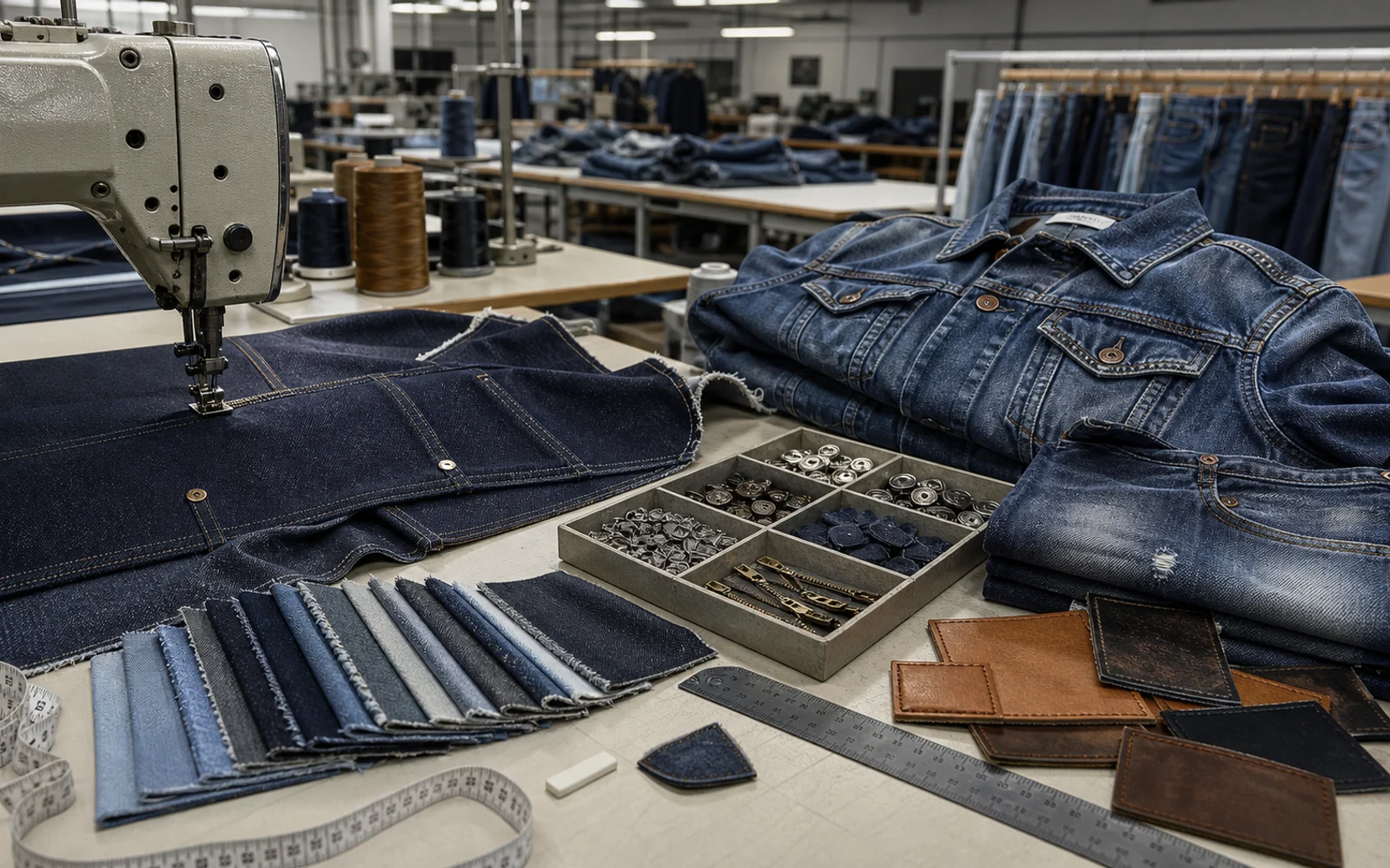 Low MOQ jeans manufacturing for startups